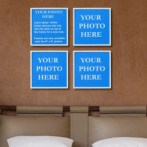 Your Own Photos Changeable 8"x8" Peel & Stick Peel And Stick Photo Tile