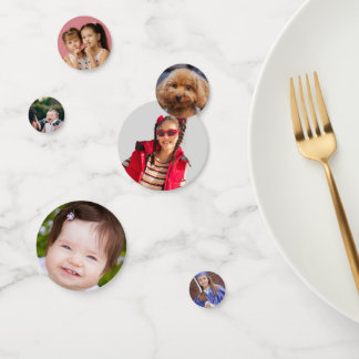 Your Own Photos Custom Table Confetti