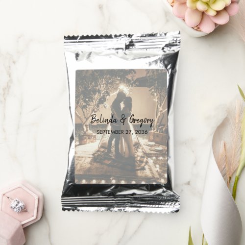 Your Own Photos Faded Wedding   Coffee Drink Mix