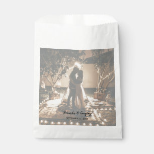 Your Own Photos Faded Wedding Favor Bag