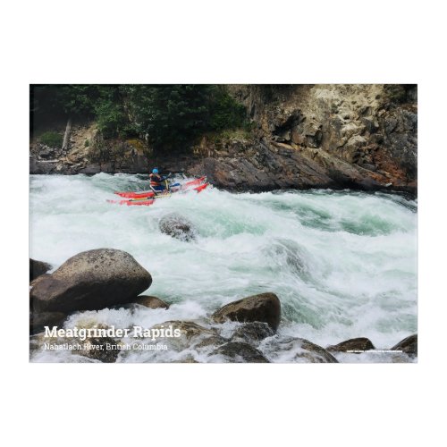 Your Own River Photo With Caption Acrylic Print