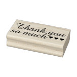 Your own Saying &amp; Message: THANK YOU SO MUCH Rubber Stamp