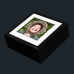 Your Own Square Photo Framed Black Shadow Inlay Gift Box<br><div class="desc">Personalized Square Photo Portrait with Black Frame and a White Shadowed Inlay.</div>