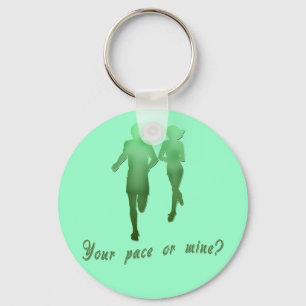 Your Pace or Mine? Running Products Keychain