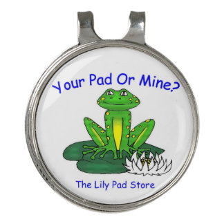 Your Pad or Mine - Blue -  Golf Hat Clip