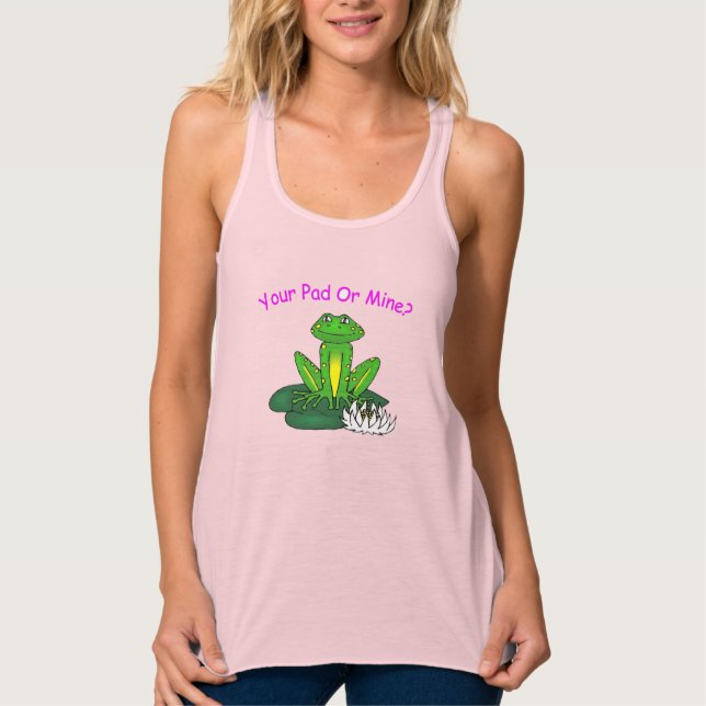 Your Pad or Mine? Ladies' Tank Top (Front)