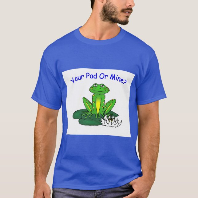 Your Pad or Mine - Men's Royal Blue T-Shirt (Front)