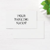 YOUR PARKING SUCKS! (Desk)