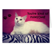 Your Pawsome Love Card (Front Horizontal)