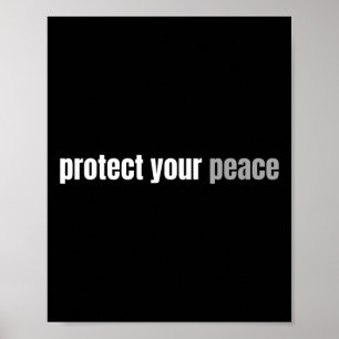 Your Peace Calm Tranquility Relax Mental Health Poster