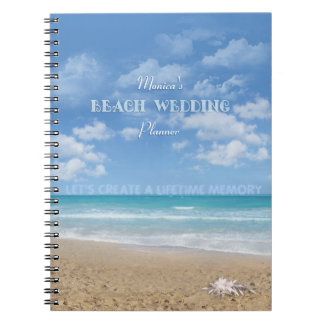Your Personal Beach Wedding Planner Notebook