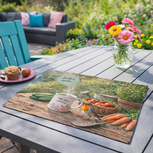 Your personal coffee before gardening garden cloth placemat
