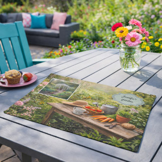 Your personal coffee before gardening photo cloth placemat
