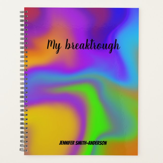 Your Personal Colorful Planner (Front)