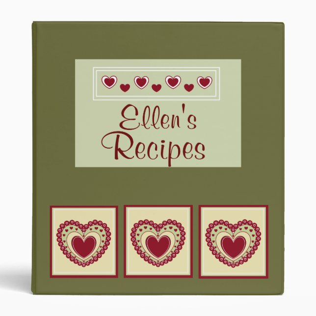 YOUR PERSONAL RECIPE  Binder (Front)