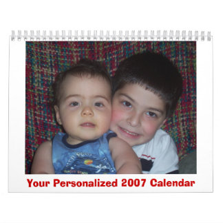 Your Personalized 2007 Calendar