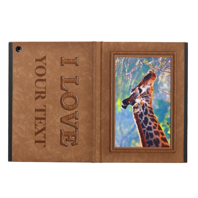 YOUR Personalized iPad Cover PHOTO or Keep Giraffe (Outside)