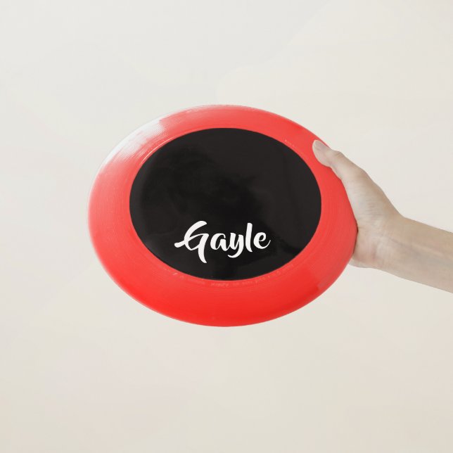 YOUR Personalized Jumbo Name Wham-O Frisbee (In Hand)
