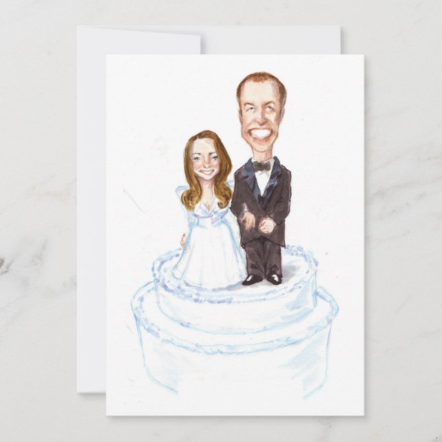 Your Personalized Kate/William Wedding Invitation (Front)
