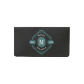 Your Personalized Logo Monogram or Business Name Checkbook Cover (Front)