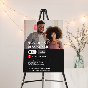 Your Personalized Movie Synopsis Photo Foam Board