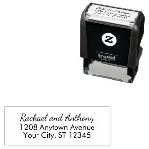 Your Personalized Name and Address Self-inking Stamp