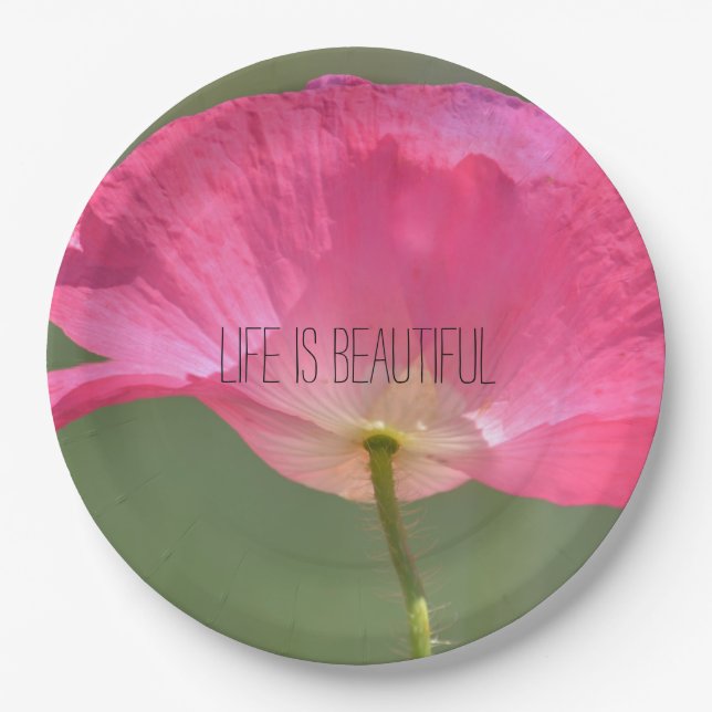 Your Personalized Photo and Text Paper Plates (Front)