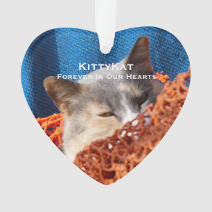 YOUR Pet Cat or Dog PHOTO Personalized Acrylic Ornament