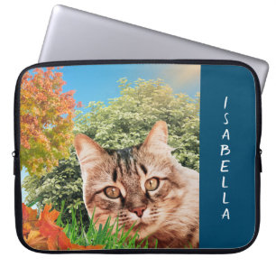 Your Pet Cat Photo Laptop Sleeve