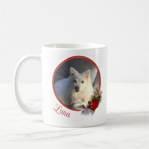 Your Pet Christmas Photo and Name Mug