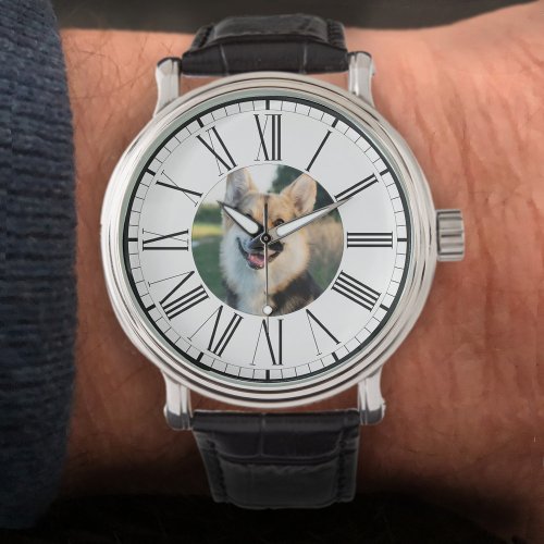 Your Pet Dog or Cat Photograph on a Personalised Watch