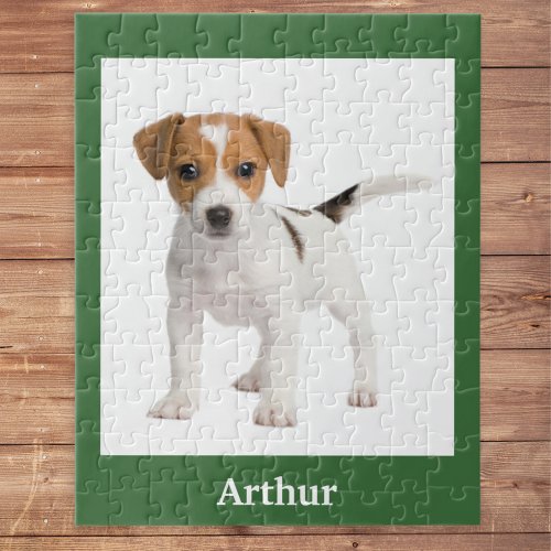Your Pet Dog Photo Personalized Animal Lover Jigsaw Puzzle