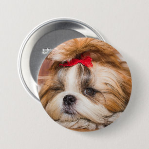 Your pet dog puppy custom photo button