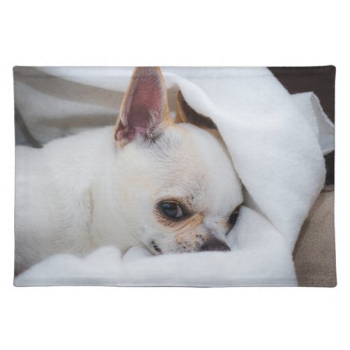 Your pet dog puppy custom photo chihuahua cloth placemat