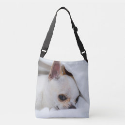Your pet dog puppy custom photo chihuahua crossbody bag