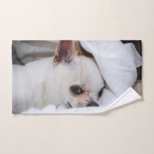 Your pet dog puppy custom photo chihuahua hand towel 