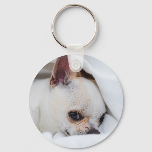 Your pet dog puppy custom photo chihuahua keychain
