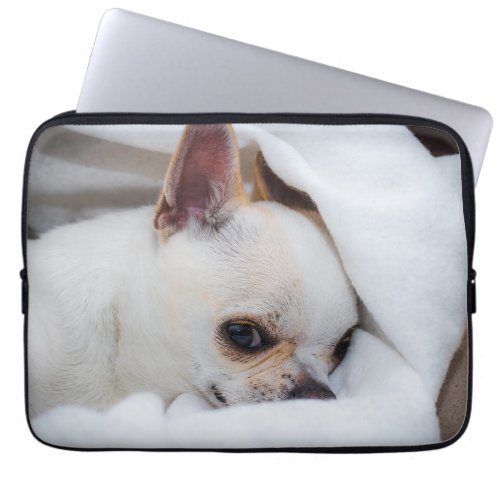 Your pet dog puppy custom photo chihuahua laptop sleeve