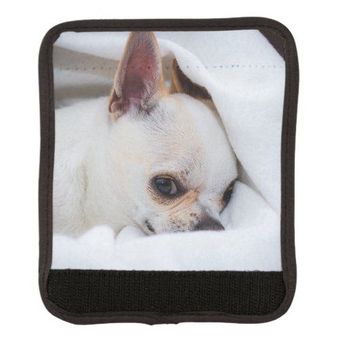Your pet dog puppy custom photo chihuahua luggage handle wrap
