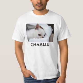 Your pet dog puppy custom photo chihuahua name T-Shirt