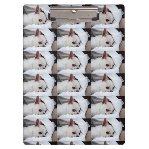 Your pet dog puppy custom photo chihuahua pattern clipboard