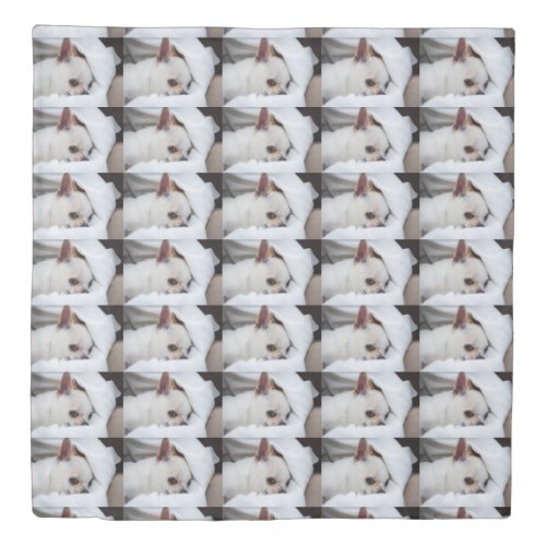 Your pet dog puppy custom photo chihuahua pattern duvet cover