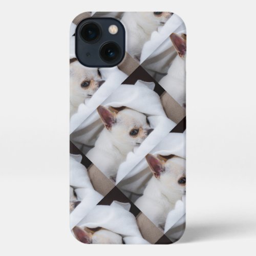 Your pet dog puppy custom photo chihuahua pattern iPhone 13 case