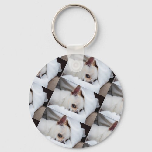 Your pet dog puppy custom photo chihuahua pattern keychain