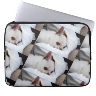 Your pet dog puppy custom photo chihuahua pattern laptop sleeve