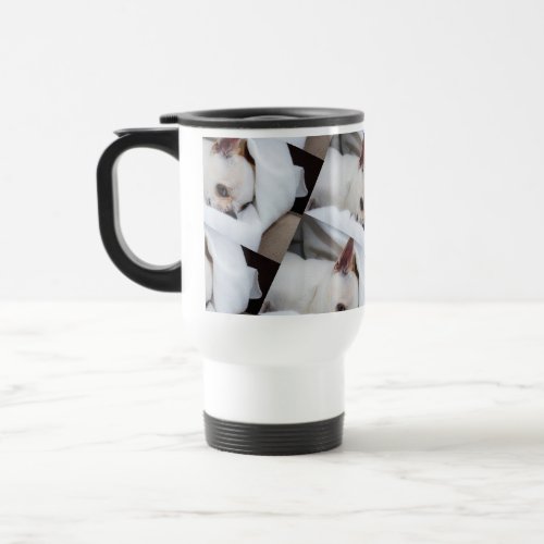 Your pet dog puppy custom photo chihuahua pattern travel mug