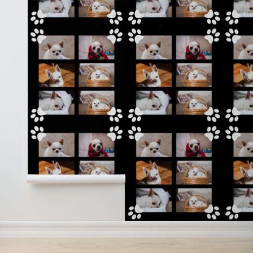 Your pet dog puppy custom photo collage chihuahua wallpaper 