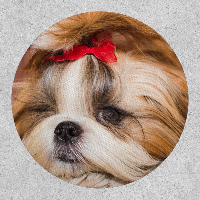 Your pet dog puppy custom photo patch (Front)