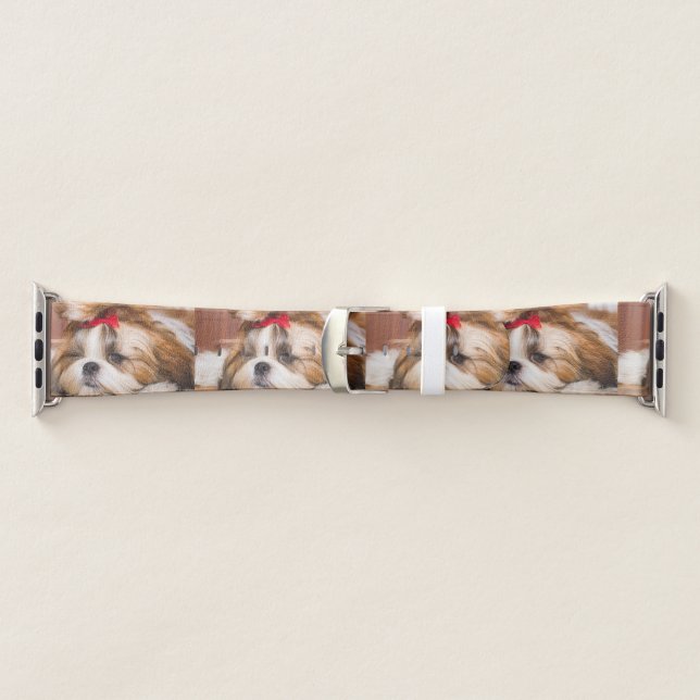 Your pet dog puppy custom photo pattern apple watch band (Band)
