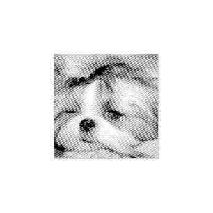Your pet dog puppy custom photo rubber stamp